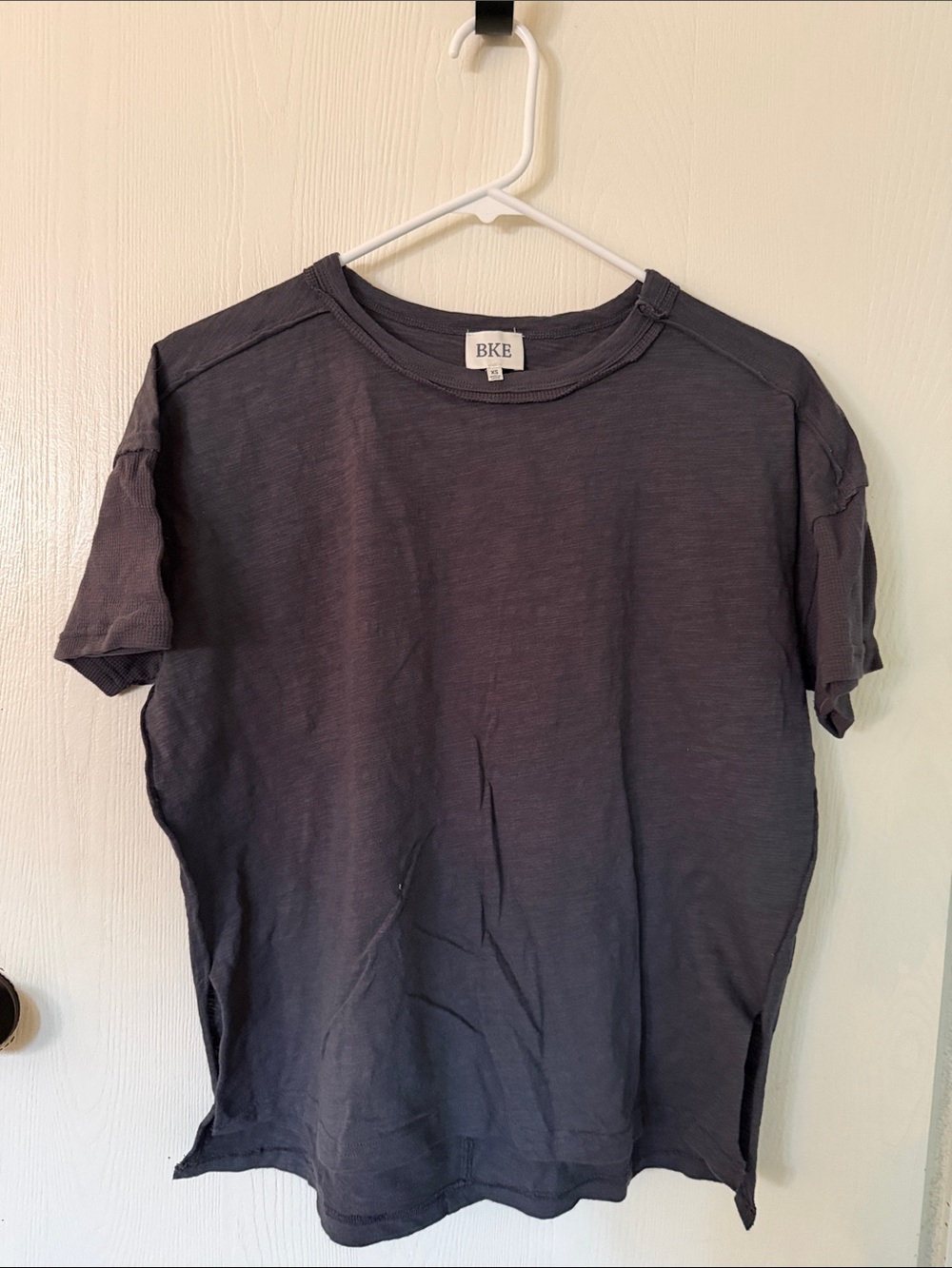 BKE Dark Gray Crew Neck Short Sleeve Tee